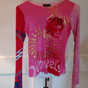 Gusto Barcelona wheels shirt small